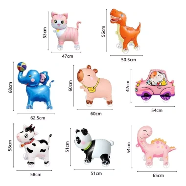 Bóng bay lá đứng 4D khủng long - Động vật di động bánh xe, vòi hoa sen Sweetasheart 34.344 VNĐ
