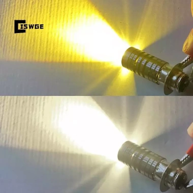 Bóng đèn pha LED 12V P15D H6 PX15D hai màu – Đèn pha xe máy, xe tay ga 54.000₫