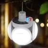 Bóng đèn tích điện 4 cánh sạc năng lượng mặt trời - 5 chế độ sáng, dùng 6‑8h, 59.000₫ 4