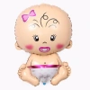 Bóng kiếng tráng nhôm hình em bé – Đèn trang trí nhẹ, bền, giá chỉ 4.800đ giảm mạnh 3