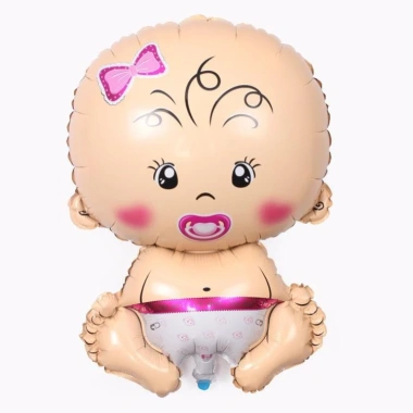 Bóng kiếng tráng nhôm hình em bé – Đèn trang trí nhẹ, bền, giá chỉ 4.800đ giảm mạnh 3