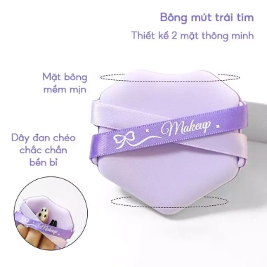 Bông Mút Trang Điểm Idealful Tán Nền Cushion Tiện Lợi - Giá 32.000đ Giảm Giá
