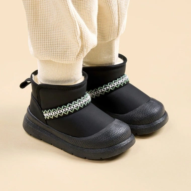 Boot Mario bé gái đi tuyết thêu ren, giày tuyết chống thấm - Giá ưu đãi 369.684₫