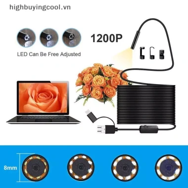 Borescope USB Type-C 3 trong 1 5.5-7-8mm Camera IP68, Kiểm tra nội soi, Giá 120.200₫ 7