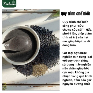 Bột Hắc Chi Ma 450g TiniSeed Xanh Sam - Giảm Cân Tăng Năng Lượng, Giá 431.250₫ 4