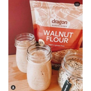 Bột hạt óc chó 51% Protein 200g - Dragon Superfoods EU Organic - XanhSam Natural & Organic - Giá ưu đãi 425k 3 Bột hạt óc chó 51% Protein 200g - Dragon Superfoods EU Organic - XanhSam Natural & Organic - Giá ưu đãi 425k 3