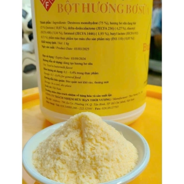 Bột hương bơ sữa 100gr loại xịn - Giá chỉ 31.900đ, giảm mạnh, thơm béo, phù hợp làm bánh 2 Bột hương bơ sữa 100gr loại xịn - Giá chỉ 31.900đ, giảm mạnh, thơm béo, phù hợp làm bánh 2