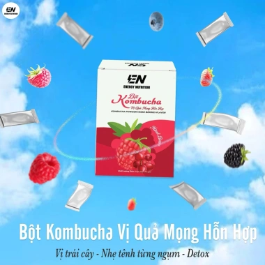 Bột Kombucha Quả mọng hỗn hợp 5g - Vị chua ngọt giải nhiệt, thơm mát, dễ pha 2