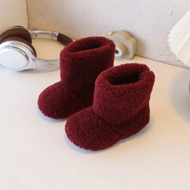 Bốt lông cừu mùa đông bé gái - Hàn Quốc 2.026, lớp lót cotton dày, giảm 20% 3