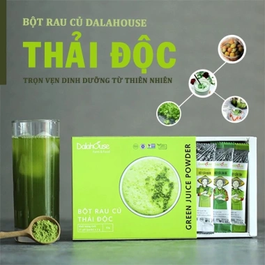 Bột rau củ thải độc Dalahouse Xanhsam Organic 214.500đ, hỗ trợ detox, tăng sức đề kháng 4