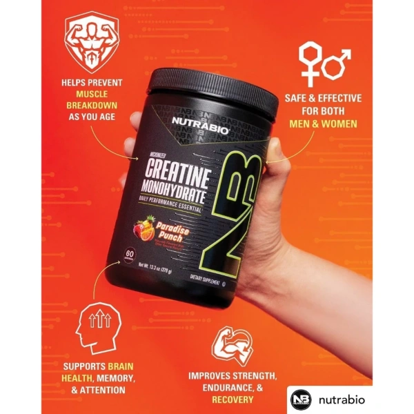 Hướng dẫn sử dụng NutraBio Micronized Creatine Monohydrate cho người mới bắt đầu