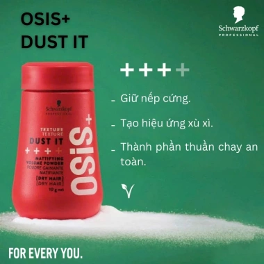 Bột Tạo Kiểu Tóc OSiS+ DUST IT 10g L3 - Giữ Nếp Vững, Không Bết Dính, Giá 376.000 VND 3