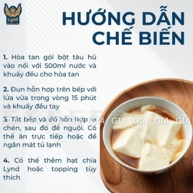 Bột tàu hũ kim sa Lynd - Dưỡng da, làm trắng, giảm nếp nhăn, chỉ 44.800đ