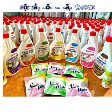 Bột tẩy mốc cao cấp Super WHITE EO01 AFF10GM2 giảm 12% chỉ 30.000đ tẩy sạch vết mốc