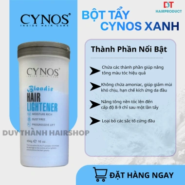 Bột Tẩy Tóc CYNOS 454g Xanh Tím – Tẩy Êm Dịu, Không Nóng, Lên Tông Nhanh, Giảm Hư Tổn, Giá 195k 2