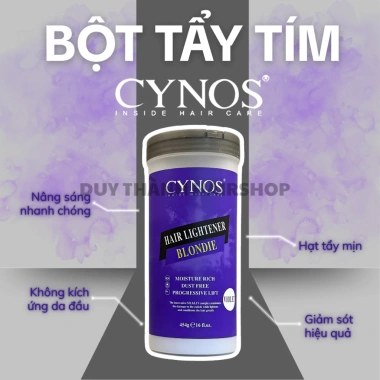 Bột Tẩy Tóc CYNOS 454g Xanh Tím – Tẩy Êm Dịu, Không Nóng, Lên Tông Nhanh, Giảm Hư Tổn, Giá 195k 7