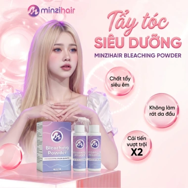 Bột Tẩy Tóc Minzihair Bleaching Powder - An toàn da đầu, tẩy êm không xơ, 140.000₫