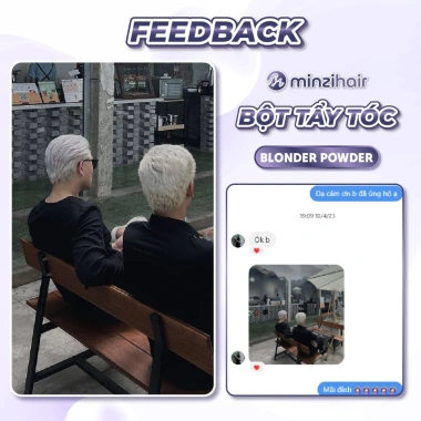 Bột Tẩy Tóc Minzihair Bleaching Powder - An toàn da đầu, tẩy êm không xơ, 140.000₫