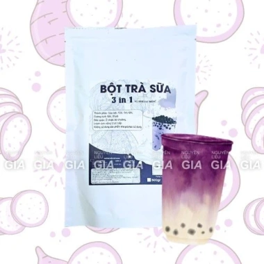 Bột Trà Sữa 3in1 Boxin Vị Khoai Môn 500g - Chỉ 75,800đ, Ngon, Dễ Pha