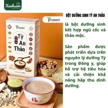 Bột Tỳ An Thảo TINISEED Dưỡng Bổ 450g - Tiêu Hoá Tốt, Ngủ Ngon, Organic 2