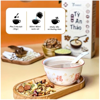 Bột Tỳ An Thảo TINISEED Dưỡng Bổ 450g - Tiêu Hoá Tốt, Ngủ Ngon, Organic 7