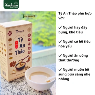 Bột Tỳ An Thảo TINISEED Dưỡng Bổ 450g - Tiêu Hoá Tốt, Ngủ Ngon, Organic 9