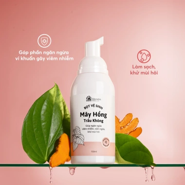 Bọt Vệ Sinh Phụ Nữ Mây Hồng Trầu Không 150ml - Làm Sạch, Khử Mùi Hôi, Giá Ưu Đãi 174k 2