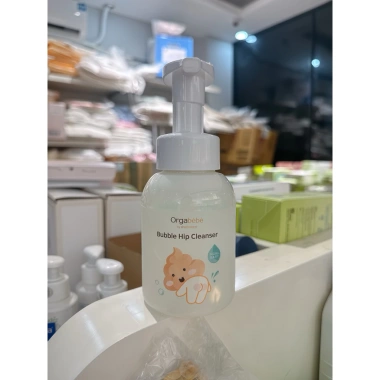 Bọt vệ sinh vùng kín Orgabebe cho bé trai - bé gái, hữu cơ, khử mùi, an toàn từ sơ sinh - Giá 335.000đ