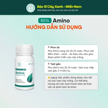 BS14 Amino Kích Đọt Dưỡng Cây Xanh Lá - Hấp Thu Nhanh, Ra Rễ Khoẻ, Giá Chỉ 62.000 VND 6