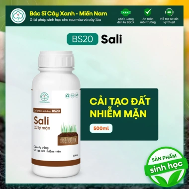 BS20 Sali Xử Lý Đất Nhiễm Mặn - Phục Hồi Cây Nhanh, Tăng Độ Kháng - Giá Ưu Đãi 212.000 VNĐ
