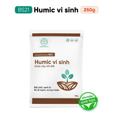 BS21 Humic Vi Sinh - Đất Tơi Xốp Giúp Cây Ra Rễ Đẻ Nhánh, Hấp Thu Dinh Dưỡng