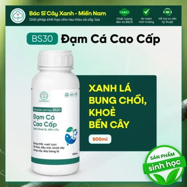 BS30 Đạm Cá Hữu Cơ Thuỷ Phân - Kích Rễ, Ra Hoa, Nuôi Trái, Dinh Dưỡng Cây Trồng