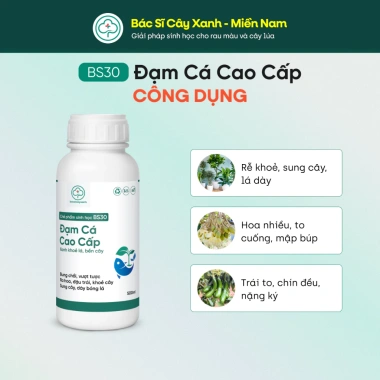 BS30 Đạm Cá Hữu Cơ Thuỷ Phân - Kích Rễ, Ra Hoa, Nuôi Trái, Dinh Dưỡng Cây Trồng 3