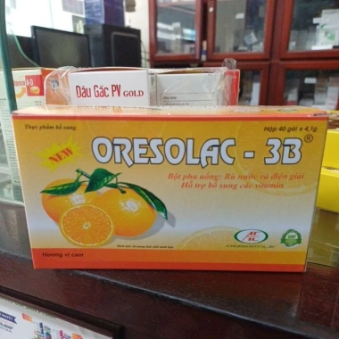Bù nước điện giải cam Oresol Đại UY 40 gói bột, glucose và kali, hỗ trợ sốt, thể thao 2 Bù nước điện giải cam Oresol Đại UY 40 gói bột, glucose và kali, hỗ trợ sốt, thể thao 2