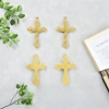 Bùa mặt dây chuyền chữ thập Mân côi Công giáo - Huy chương hợp kim, gói số lượng lớn, đẹp cho vòng cổ và vòng tay 3