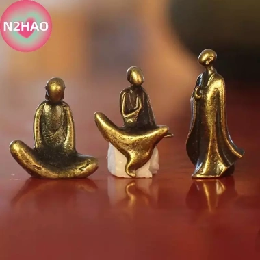 Bức tượng đồng N2HAO Wee Pine Thu Nhỏ – Cây giả mini trang trí nội thất và cảnh quan, phong cách hiện đại