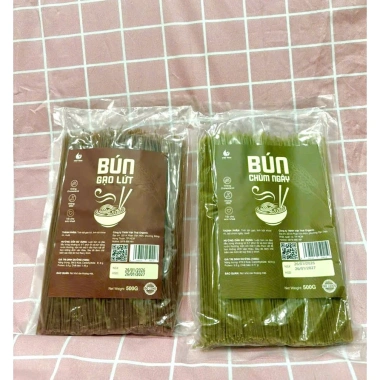 Bún Gạo Lứt Việt Thái 500g Organic – Bún Chùm Ngây, Rau Xanh, Thanh Đạm, Giá 48,800₫