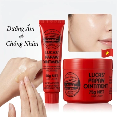 Bùng nổ nâng cấp Kem đu đủ đa năng Úc Lucas Papaw Ointment 25/75gr - Giá 129.999 VND