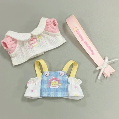 Búp Bê Cotton 10cm Quần Áo Bé Sinh Nhật Dễ Thương Dây Đeo Váy Giá ưu đãi 168k