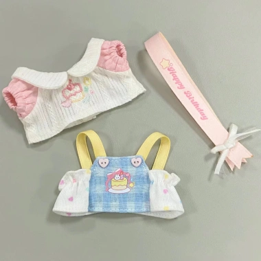 Búp Bê Cotton 10cm Quần Áo Bé Sinh Nhật Dễ Thương Dây Đeo Váy Giá ưu đãi 168k