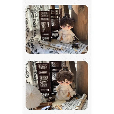 Búp bê Cotton 20cm - Bộ quần áo trẻ em cổ tích, rượu vang, Trung bất tử