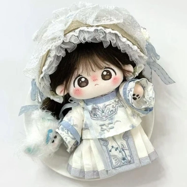 Búp Bê Cotton 20cm Quần Áo Bé Cổ Phù Hợp Quà Tặng Thay Thế Đồ Ăn Mặc Trung Quốc 3