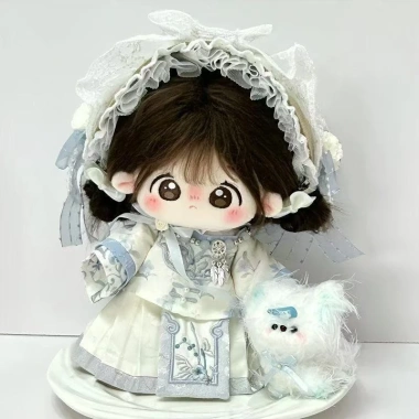 Búp Bê Cotton 20cm Quần Áo Bé Cổ Phù Hợp Quà Tặng Thay Thế Đồ Ăn Mặc Trung Quốc 7