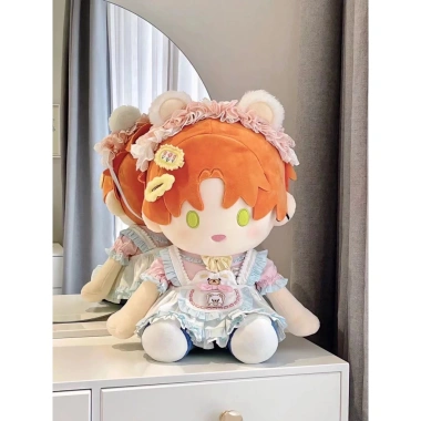 Búp bê Cotton 40cm Gấu Ichiban - Bộ váy, bánh mì sandwich, quần áo trẻ em, giá ưu đãi 131.816 VND, miễn phí vận chuyển