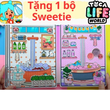 Búp bê giấy Avatar Pazu vs Toca Boca Quiet Book Happyfunny – Giá 99.000 VND, giảm, hỗ trợ sáng tạo
