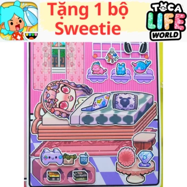 Búp bê giấy Avatar Pazu vs Toca Boca Quiet Book Happyfunny – Giá 99.000 VND, giảm, hỗ trợ sáng tạo