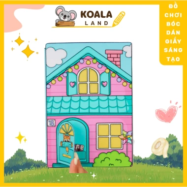 Búp bê giấy Ngôi nhà Mèo Holly - Đồ chơi bóc dán thủ công, hoạt động hằng ngày, 52.038₫ 2