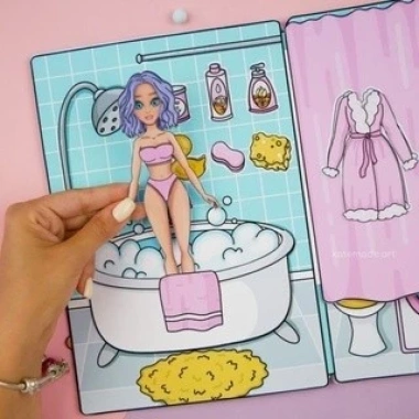 Búp bê giấy Ngôi nhà Mèo Holly - Đồ chơi bóc dán thủ công, hoạt động hằng ngày, 52.038₫ 5