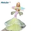 Búp bê nàng tiên cá METUBE 45cm Đa khớp Dress Up DIY Đôi cánh Quà tặng bé gái