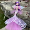 Búp bê nàng tiên cá METUBE 45cm Đa khớp Dress Up DIY Đôi cánh Quà tặng bé gái 2